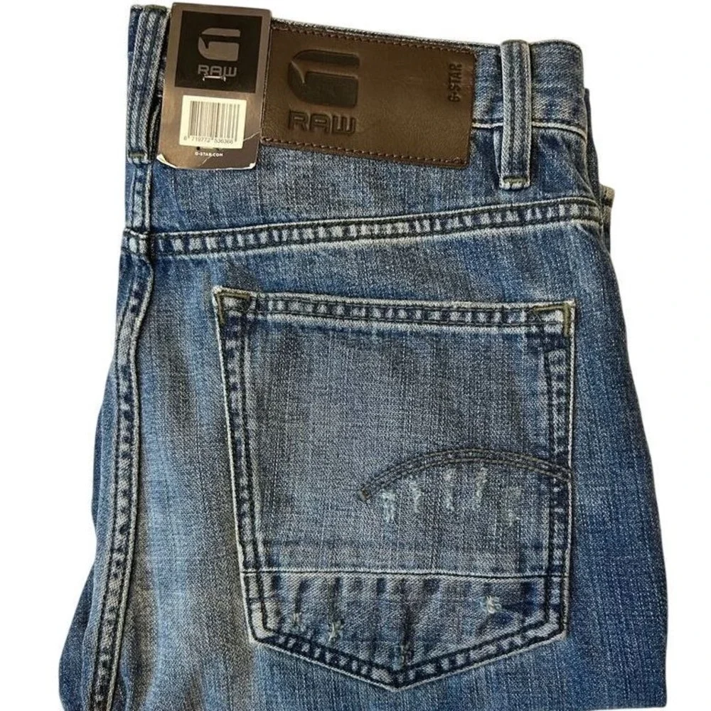 G-Star RAW Triple A Straight Jeans W28 L30 Men's Blue High Rise Denim NEW w Tags